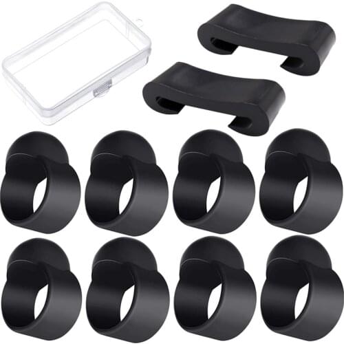 8Pcs Steel Tongue Drum Finger Sleeves,Silicone Knocking Finger Picks Cover for Tongue Drum,Drumstick Holders Finger Tool