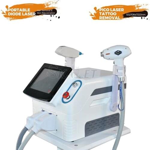 755nm 808nm 1064nm Diode Laser Hair Remover Machine Spa Salon Tattoo Removal Beauty Machine