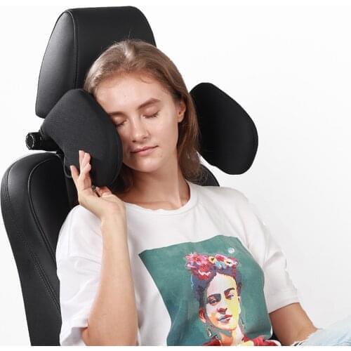 Car Headrest Pillow Sleeping Headrest 360 Degree Adjustable Road Pal Headrest Car Seat Travel Headrests for Kids Adults Elders