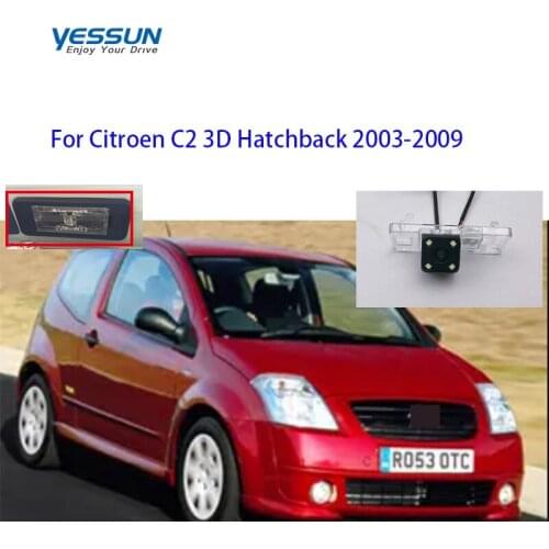 Yessun Auto Car Accessories Night Vision Car Rear View Reverse Backup Camera Waterproof For Citroen C2 3D Hatchback 2003-2009