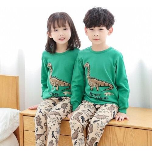Kids Boys Sleepwear Baby Girl Winter Cotton Sets Children Homewear Pajamas for Boy Pyjamas Kids Nightwear 2-13Y Teenager Clothes