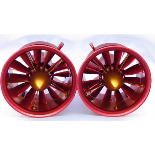 Hot Sale Metal JP/GP 70mm Ducted Fan EDF Jet 12 Blades 2s-6s Lipo Motor Electric for RC airplane Model Accessories Parts