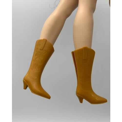 Toy doll shoes boots flat foot shoes for your curvy and tall barbie dolls BBI20815
