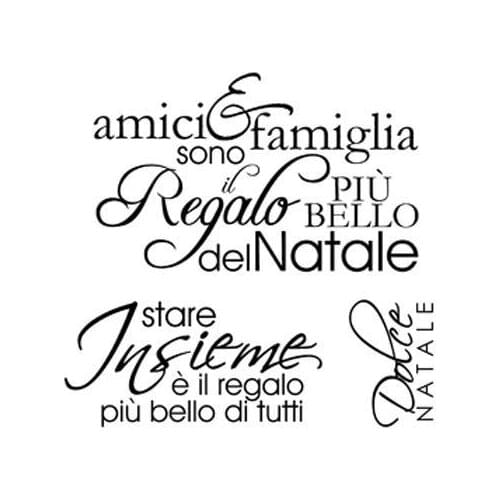 Italian words Transparent Clear Silicone Stamp/Seal for DIY scrapbooking/photo album Decorative clear stamp sheets A108