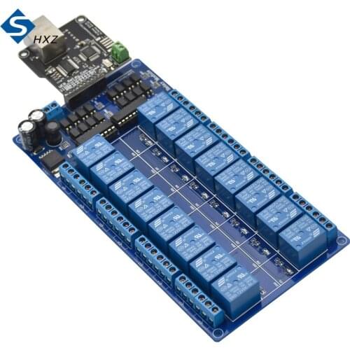 ABSF Ethernet Control Module Lan Wan Network Web Server RJ45 Port 16 Channel Relay Is Ethernet Controller Board RJ45 Interface