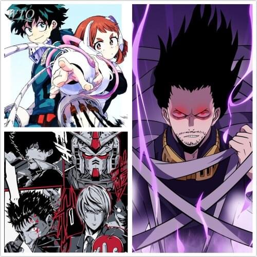 My Hero Academia Anime Poster Canvas Painting Wall Poster Wall Decor Posters Wall Art Picture Retro Poster Home Decor Room Decor