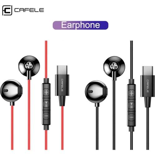 In-ear Headphones Type-c Mobile Phone Headset For Huawei Type-c Metal Wired Moving Coil Earphones