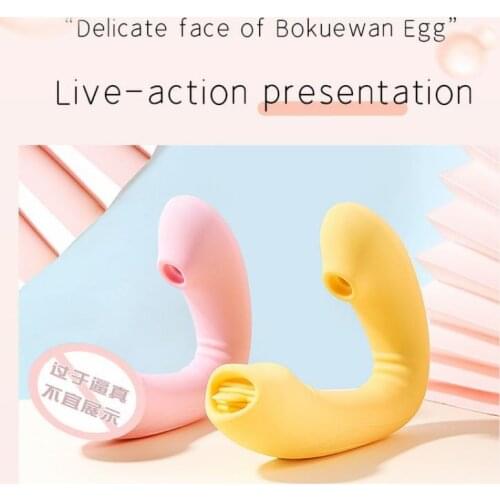 New Sucking Vibrating Eggs Women Dildo for Clitoris Tongue Licking Vagina Sexuales G Spot Clit Stimulator Adult Cute Sex Toys