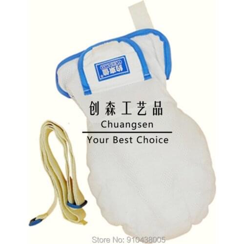 New design prevent scratching constraint gloves ,patient care gloves , manic patients constraint mitts