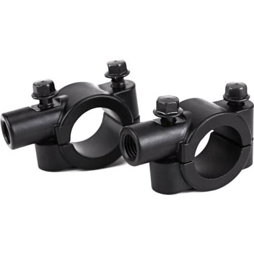 NEW-Pair Adapter bracket set Rearview Mirrors 10mm screws on handlebars Motorcycles and scooters