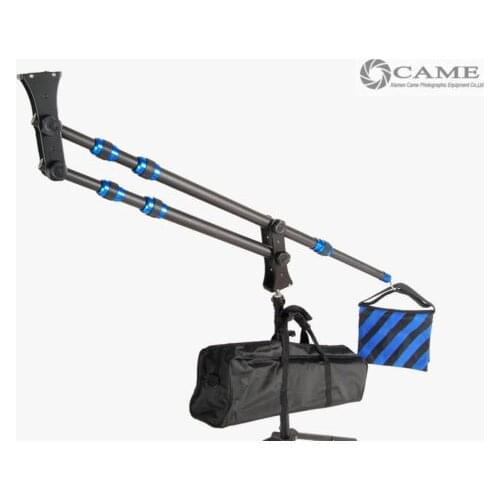 Portable Mini Carbon Fiber Camera Crane Jib Arm Crane only 1.8kg 2m extention
