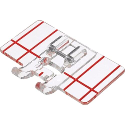 Border Guide Sewing Machine Presser Foot - Fits All Low Shank Snap-On Singer Brother Babylock Euro-Pro Simplicity
