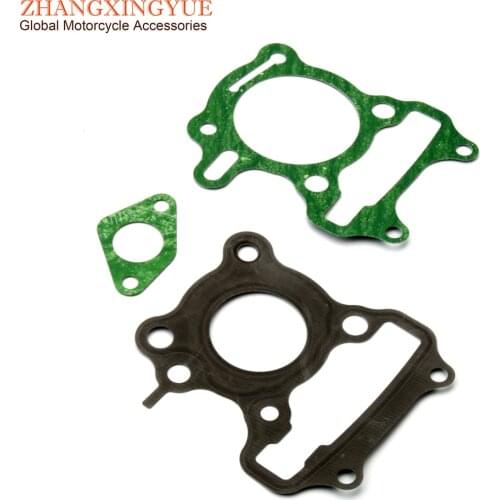 Scooter Cylinder Gasket Set Top End for Peugeot Vivacity 50 Speedfight 3 Kisbee 50cc 4-Stroke XS1P37QMA Engine Parts