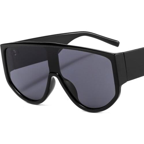 Veshion Oversized Goggle Sunglasses Men Women Fashion Shades UV400 Vintage Glasses