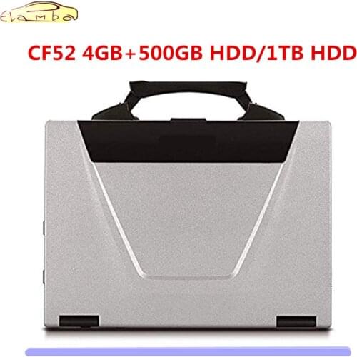 CF52 4GB Toughbook CF52 4GB military laptop with 500GB or 1TB HDD Window7 car & truck diagnostic best quality DHL Free Shipping