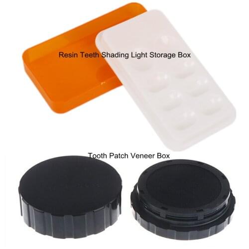 Tooth Patch+Resin Shading Light Box Veneer Processing Beautiful Dental Porcelain Chip