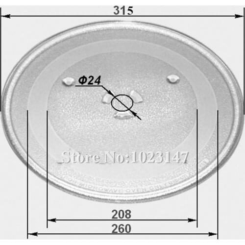 1 piece Microwave Oven Parts 31.5cm Diameter Flat Glass Plate for samsung Microwave Oven