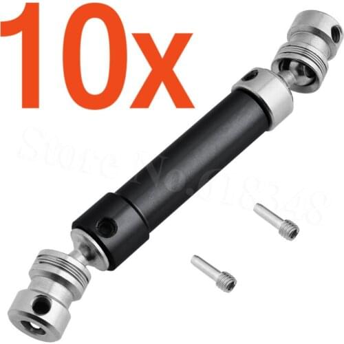 10pcs/Lot Aluminum Metal Front Drive Shaft 90mm-125mm for 1/10 RC Traxxas TRX-4 Crawler Truck 8250 Hop Up Parts