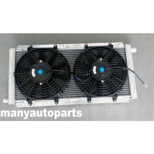 56MM ALUMINUM RADIATOR +FANS FOR LOTUS ELISE & EXIGE SERIES 1&2 VAUXHALL VX220 M/T