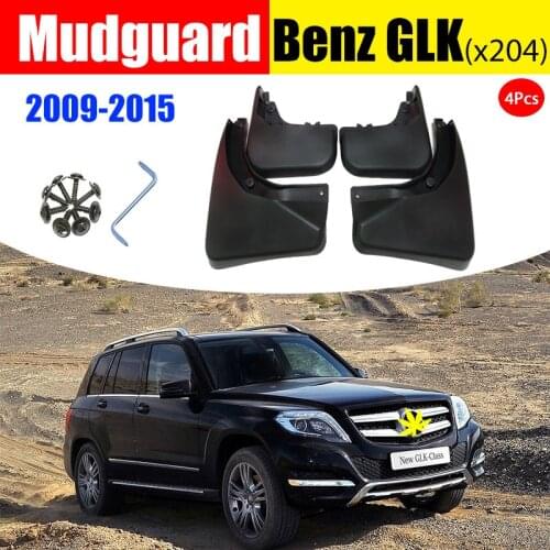 For Benz X204 GLK 200 260 300 350 car Fenders Mud Flaps auto accessoriesMud flaps Splash Guards Mudguards 2008-2018