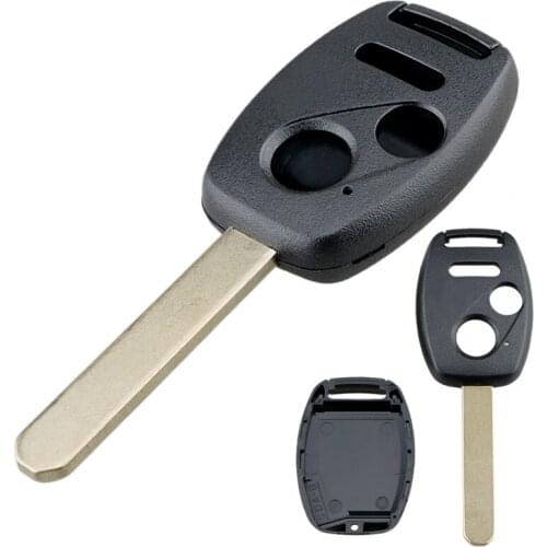 Car Remote 3 Buttons Key Shell Fit for 2003-2013 HONDA Accord/2006-2013 HONDA Civic/2005-2013 HONDA CR-VCRV/2007-2013 HONDA Fit