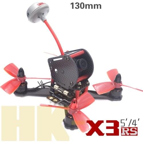 DIY FPV QAV-X3 RS 130mm quadcopter 3K pure carbon fiber frame mini racing drone for 3045 3030 3 inch propeller
