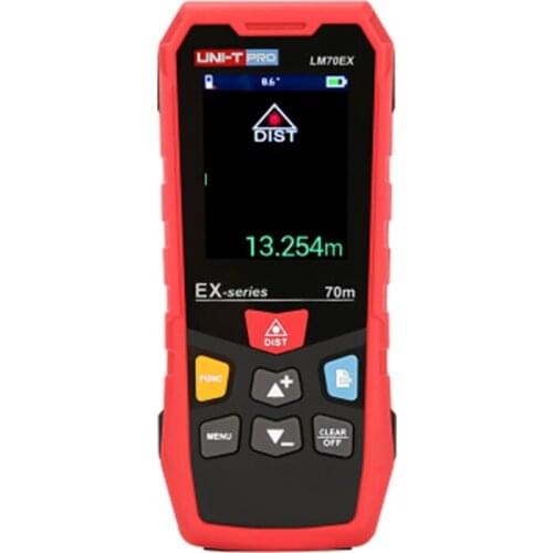 UNI-T LM70EX Laser Distance Meter 70M Trena a Laser Range Finder Measure Tape Digital Battery Powered