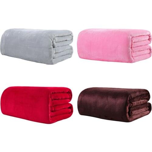 Soft Flannel Blanket Comfortable Velvet Fleece Throw Blanket for Bedroom, Living Room, Sofa, Couch