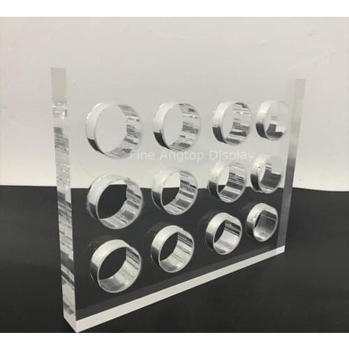 Desktop Clear Acrylic Scarf Holder Jewelry Show Block