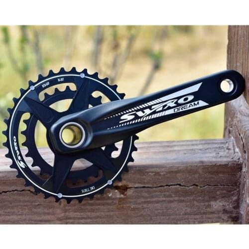 Single Speed Crankset MTB Crankset 170mm Crank Arm Mountain Bike Crankset for MTB BMX Bicycle