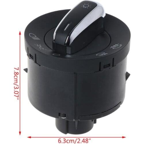 Car Headlight Switch Fog Light Button For Golf 5 6 Mk5 Mk6 Jetta 5 Passat B6 Touran Tiguan Dropshipping