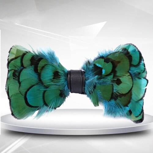 Streetwear Men De Lujo Butterfly Shirt Bowtie Feather Formal Dress Bow Tie Blouse Men Luxury