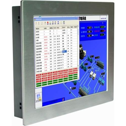 Touch All In One pc 15" Embedded Computer Industrial Panel PC with 4Gb Ram 64Gb SSD Rugged Tablet PC for ATM kiosk