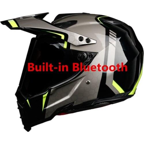 Bluetooth-compatible Helmet Motocross Capacete De Capacete Cascos Para Casque Moto Motorcycle Accessories Atv Motorcycle Kask