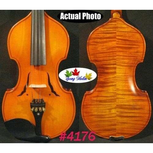 Baroque style SONG Brand master flames violin 3/4,powerful sound #4176