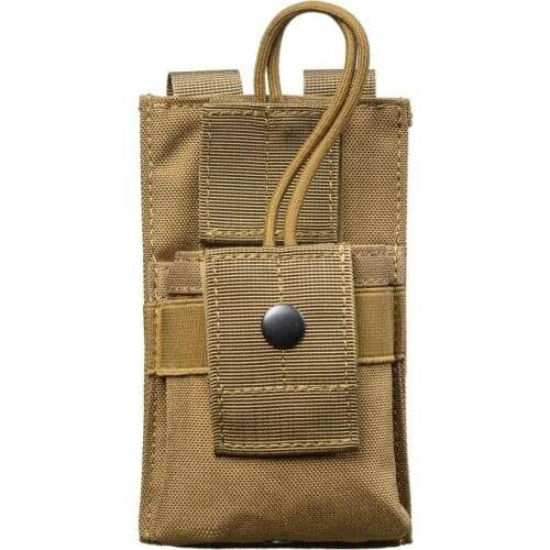 Outdoor Molle Tactical Radio Pouch Walkie Talkie Holder Interphone Case Waist Bag Military Army Hunting Airsoft Radio Holster