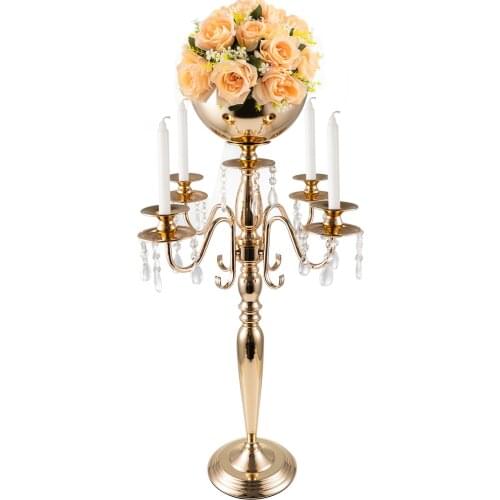 VINCIGANT Decorative Crystal Candlesticks