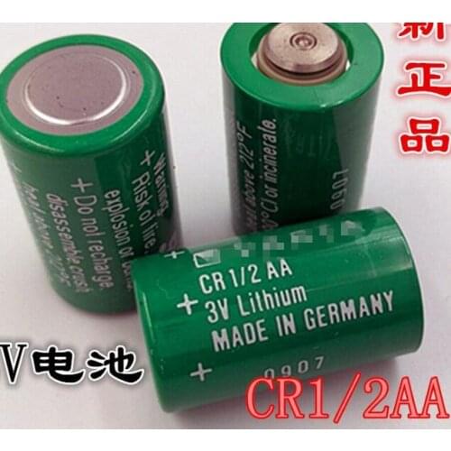 10PCS 100% Original Brand New CR1/2AA CR14250 3V 1200mAh PLC CNC Li-ion Battery Free Shipping Made in Germany