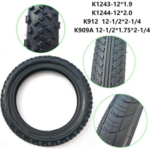 12 inch Scooter Balance Car Lithium Tram Bike Childrens Car Tire Outer Tyre 12*1.9 / 2.0 with Inner Tube