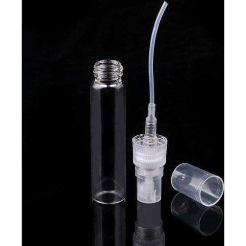 3ml 5ml 10ml Mini Clear Glass Essential Oil Perfume Bottle Spray Atomizer Portable Travel Cosmetic Container Perfume Bottle