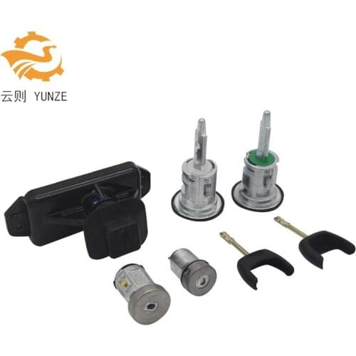 FOR FORD TRANSIT MK7 2006-2014 COMPLETE DOOR LOCK SET + 2 KEYS FULL SET 7PCS