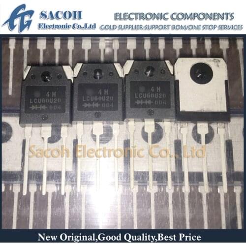 Free shipping 10Pcs LCU60U20 or LCU60U30 LCU60UC30 TO-3P 60A 200V Fast Recovery Diode