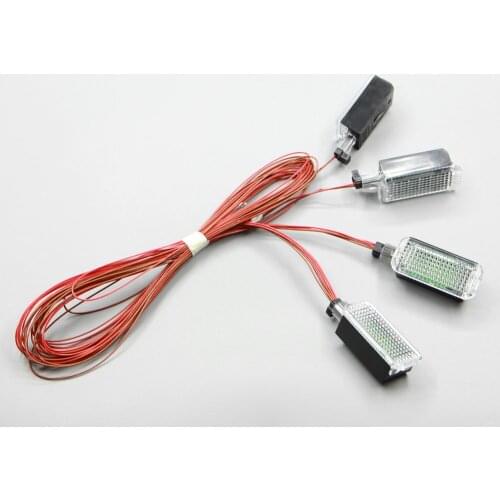 Para VW Passat B6 B7L CC Golf 6 0 mk6 R20 Jetta MK5 Tiguan Octavia Superb Pasos luces espaciales ambiente 3AD 947 409