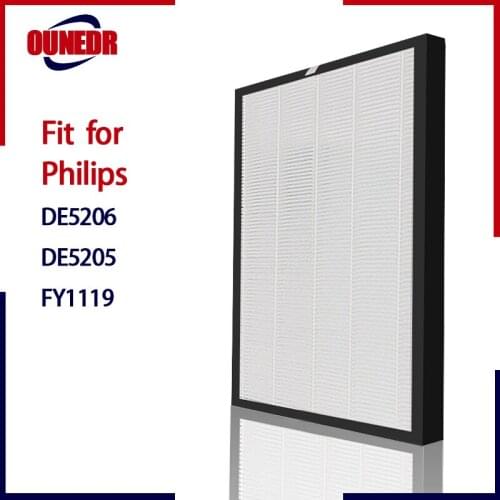 Air Purifier Filter FY1119 Replacement True HEPA Filter Fit For Philips DE5206 DE5205 air cleaner parts