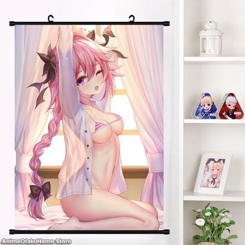 HOT Anime Cute Fate/Apocrypha Astolfo HD Wall Scroll Print Painting Girls Persona Poster Home Decor Collectible Art Gift 60*90cm