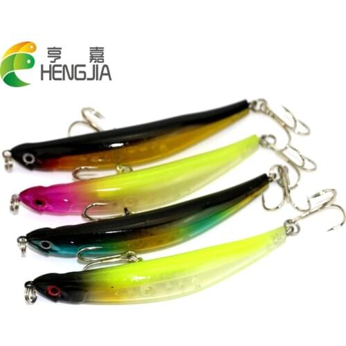 HENGJIA 3.9cm 8.2g hard plastic minnow fishing lures wobbler artificial crankbaits carp trout catfish pesca bent fishing batis