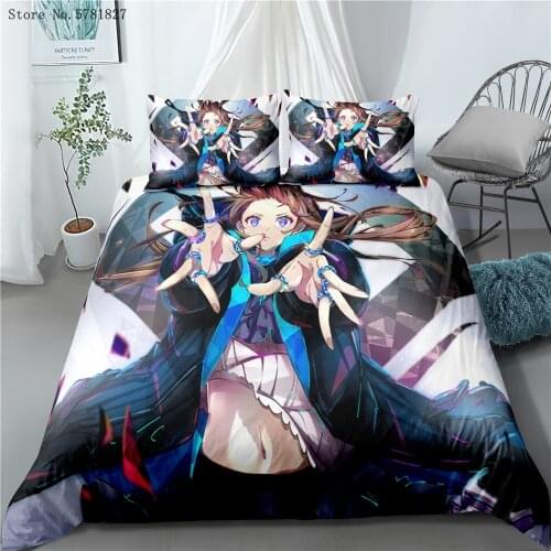 2/3 Pieces High Quility Famous Cartoon Bedding Set Bedroom Decor Duvet Cover Home Textile Bed Quilt Cover Bedroom Bed Cover Set