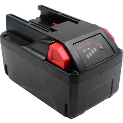 MIL 28B 6000mAh rechargeable 18650 lithium battery pack replacement model 4932352732 M28BX 48-11-2830 BS28(MIL 28V battery)