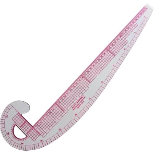 Multifunction 6501 Plastic French Curve Sewing Ruler Measure Tailor Ruler Making Clothing 360 Degree Bend Ruler Tools