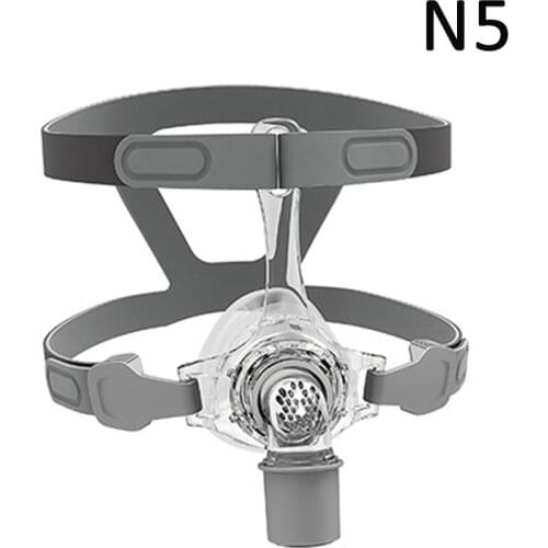 N5/N5A Nasal Mask CPAP Mask for CPAP Auto CPAP BPAP Pillow Nasal Mask Silicone Material Size S/M/L with Headgear